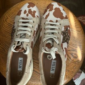 Oh so cute and comfy for the rodeo 
New W/O Box Myra Tennis shoes